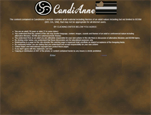 Tablet Screenshot of candianne.com